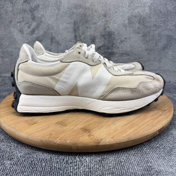 New Balance 327 Shoes Womens Size 9 White Beige Retro Running U327LD - Picture 1 of 9